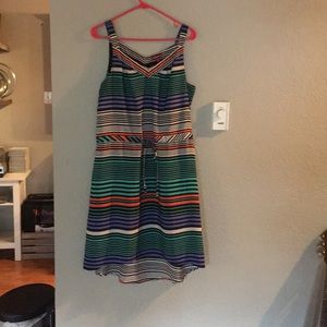 Madrona S-symmetrical Stripped Dress